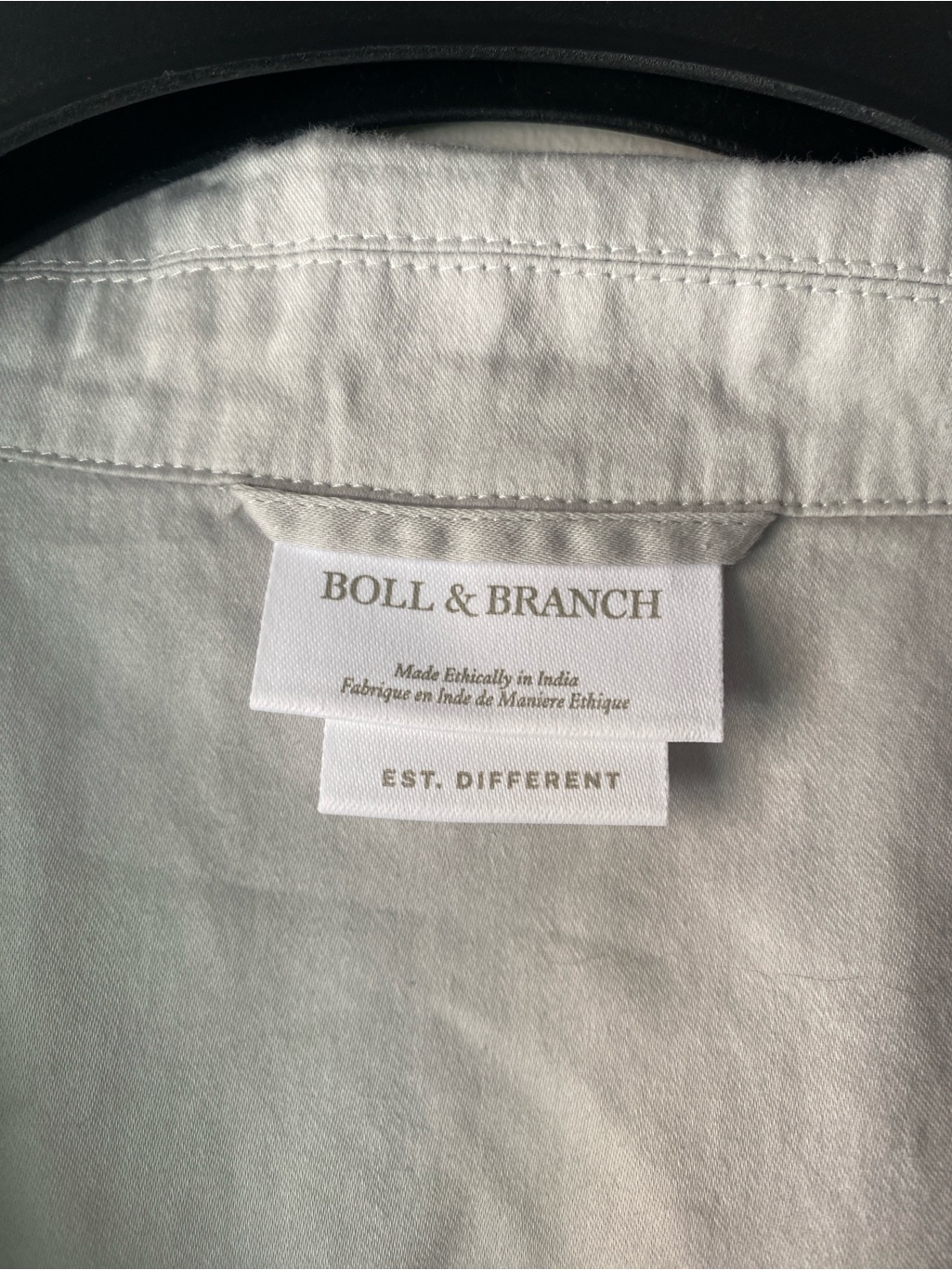 Everyday Button-Front Sleep Shirt - Light Gray — image 3 of 4